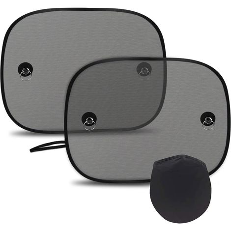 Pare Soleil Voiture bébé/Enfant, Universelle pour Pare-Soleil Fenêtre de Voiture , Protection UV/Chaleur pour Offre Une Protection UV Maximale pour Bébé, Adultes,Chien (2 pièces) (1/5)