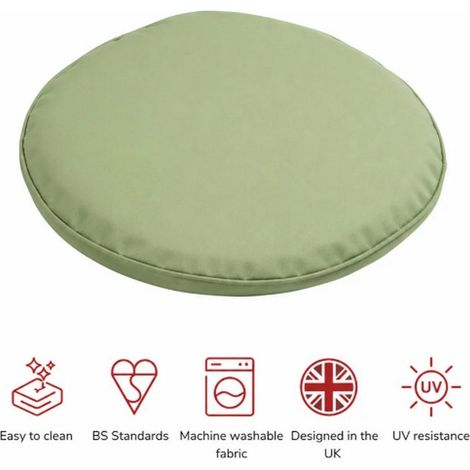 SP Bistro Pad Cushions (Pack of 2) - L30 x W30 x H4 cm - Lime