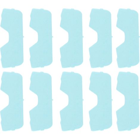 Lot de 10 lunettes de soudage avec lentilles de protection en polycarbonate haute résistance (lentilles extérieures de rechange). (1/5)