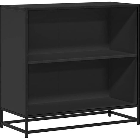 Maison Exclusive - Bücherregal Schwarz 80,5x35x76 cm Holzwerkstof