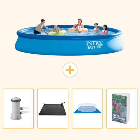 Intex Piscine Easy Set Ronde - 457x84 cm - 5-pièces SCB110 (1/5)