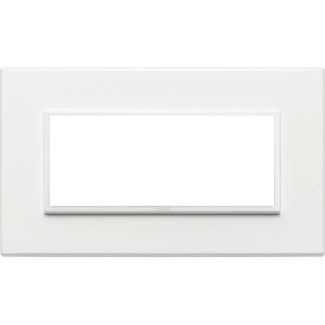 VIMAR - 21649.17 Plaque d'immatriculation 5M BS, entièrement blanche