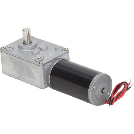 Moteur à vis sans fin auto-bloquant 24V DC, arbre unique réversible, réducteur 634JSX 31ZY, 60 tr/min (1/5)