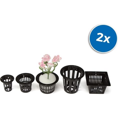 4481 Set de 10 paniers hydroponiques différentes tailles et formes