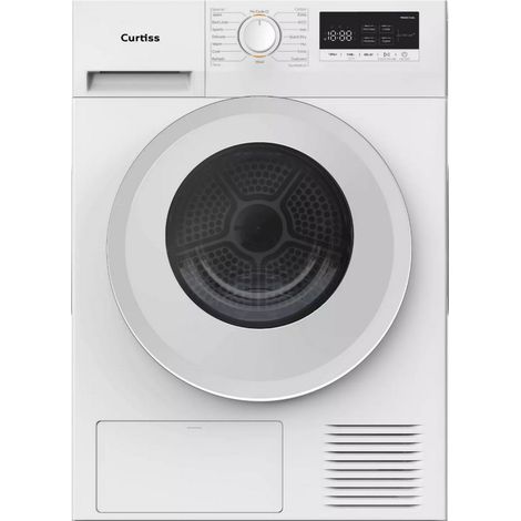 Sèche-linge pompe à chaleur 60cm 8kg blanc - Curtiss - MSLP80E (1/5)