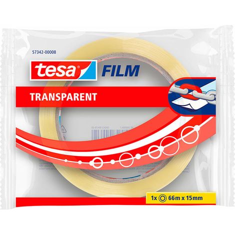 Nastro Adesivo TESA 15 MM X 66 M Trasparente polipropilene