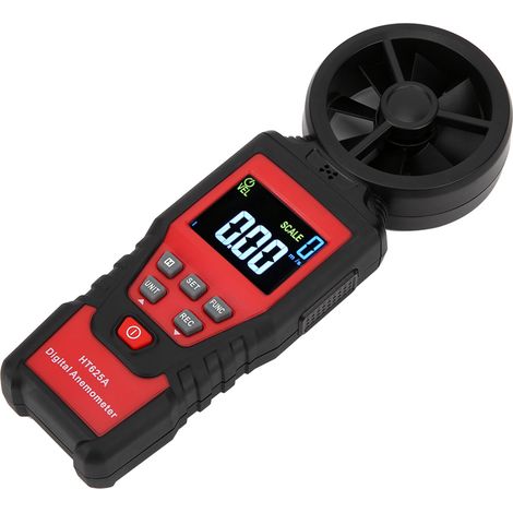 HT625B Handanemometer, tragbar, USB-Anschluss, LCD-Display, digitale Messung von Windgeschwindigkeit und Luftvolumen (1/5)