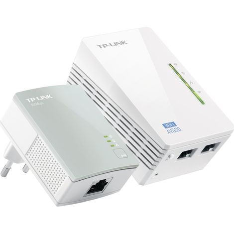 TP-Link TL-WPA4220 KIT PowerLine Netzwerkadapter 300 Mbit/s Ethernet/LAN WLAN Weiß 1 Stück(e) (1/2)