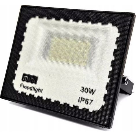 Projecteur LED - 30 W - IP65 - 230 V - 6000 K - 2100 Lm - Angle 120° - Extérieur - Unité (1/5)