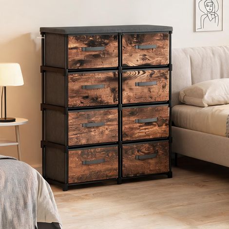 Commode rustic en polyester 84,5 x 30,5 x 100 cm (1/5)