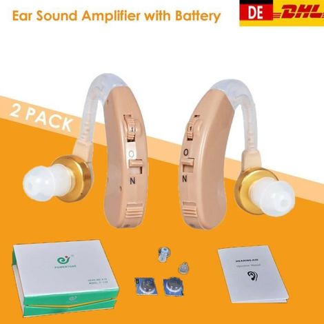 Amplificateur de Son Personnel avec Tonalité Réglable Amplificateurs de Dispositif D\'amélioration du Son Interchangeable avec Son Cl (1/4)