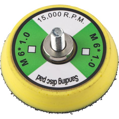 Ortviai Disque de ponçage pneumatique 50 mm pour ponceuse – plateau de meulage en ABS léger et durable (1/5)
