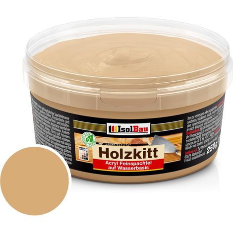 Holzkitt Spachtelmasse Holzspachtelmasse Innen Außen 250g Eiche Natur ( Nr. 24 ) (1/5)