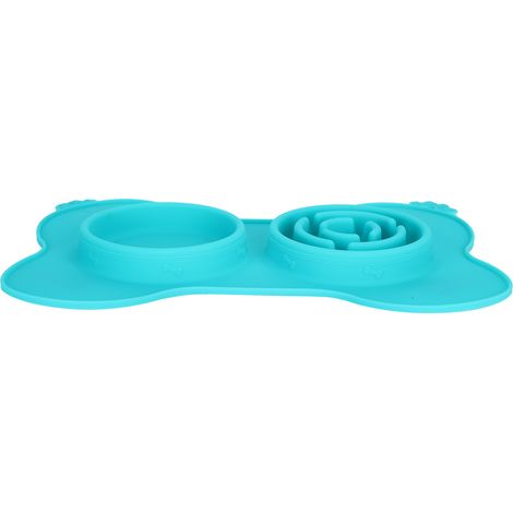 Bols En Silicone Pliable Pour Chien Et Chat - Avec Ventouse Antidérapante - Pour Voyage Et Extérieur - Lot De 1 (1/5)