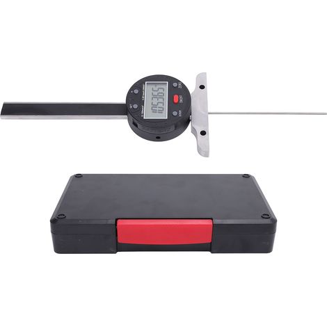 Elektronischer Tiefenmesser mit LCD-Bildschirm, 100 mm (4 Zoll) Messbereich, 0,001 mm (0,00005 Zoll) Genauigkeit, für dünne Stäbe. (1/5)