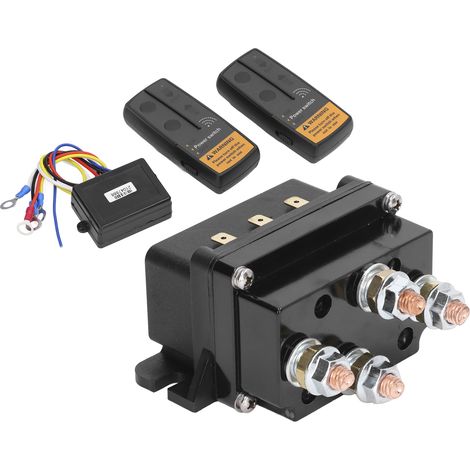 12V DC500A Funkfernbedienung für Seilwinde, Magnetrelais, kompatibel mit 8000-12000 lbs, ATV/UTV, Fernbedienungsset (1/5)