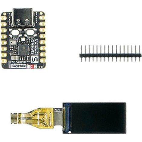 Sipeed M0sense tinyML RISCV BLE Bluetooth Fingertip Entwicklungsboard mit LCD-Bildschirm, integriertem KI-Modul, IoT- und sensorkompatibel.