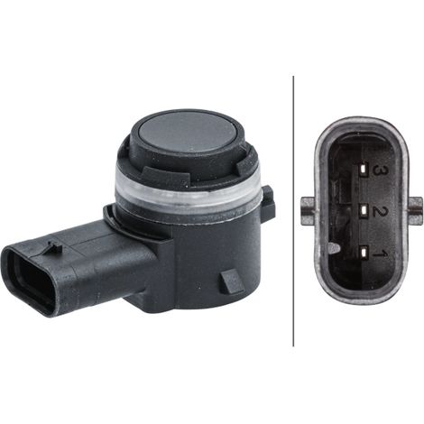 Capteur, aide au stationnement Hella 6PX 358 141-261 MERCEDES-BENZ 0009055504