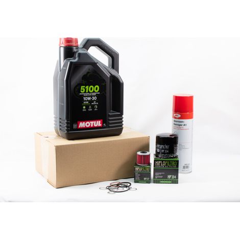 Kit Entretien Vidange Standard pour HONDA NC 750 X DCT de 2014 à 2023 - MOTUL 5100 10W30 4L