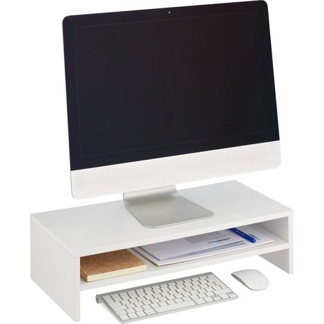 Soporte para monitor con estante adicional