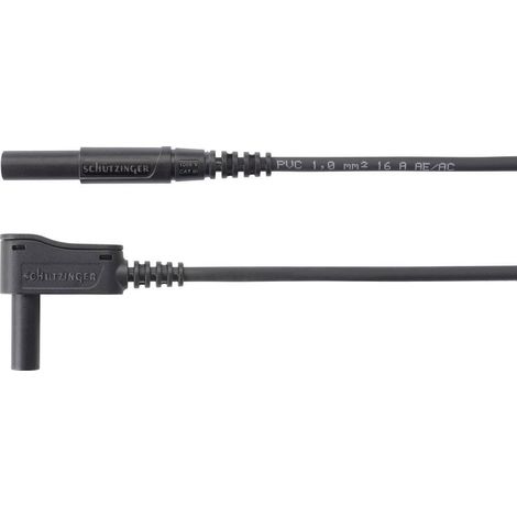 Schutzinger MSWFK A341 cable de medida negro 1 mm² 16 A