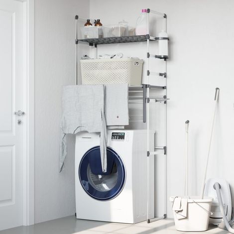 Étagère Support de rangement,Étagère Moderne pour machine à laver 77x52x192 cm aluminium - DH18861 (1/5)