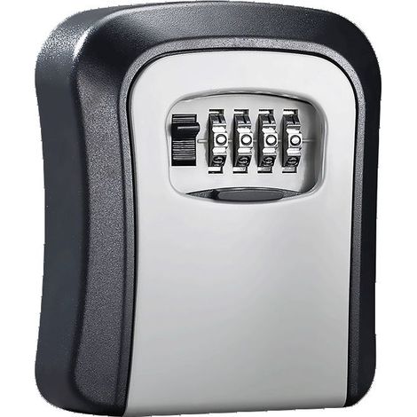 Combinazione lucchetti - cassetta di Sicurezza chiave al di fuori - Porta-chiave - Grigio - ABS - 10,5 x 9,5 x 4.2 cm (1/5)
