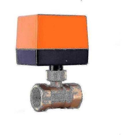 Vanne à bille motorisée 1/2" 3/4" 1" 2" 220 V 12 V 24 V 3 fils Commande 2 points Vanne à bille électrique en laiton (1/3)