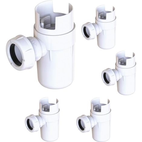 Confezione da 5 – Sifone con deflettore, Standard N, con deflettore (1/4)