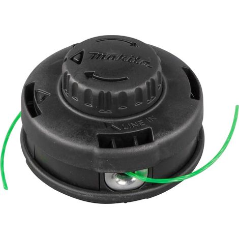 1 - Tête De Coupe - Fil De Débroussailleuse - Système Tap And Go 2,0 Mm - Pour Jardin Et Pelouse - Noir - 2x2 Cm (1/5)