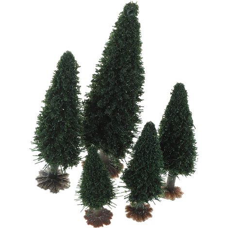 Modèle D'arbre Miniature Pour L'artisanat Décoratif - Lot De 15 Mini Arbres (1/5)
