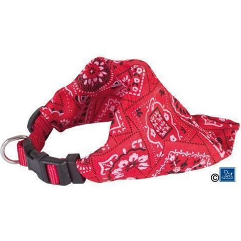 Rotes Sternen-Bandana-Hundehalsband Größe: T1 (1/2)