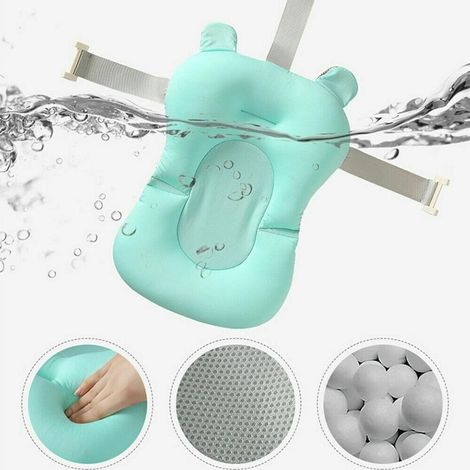 Coussin de bain bébé, tapis de douche, tapis de douche pliable, coussin de bain (51 × 34 cm) (1/5)