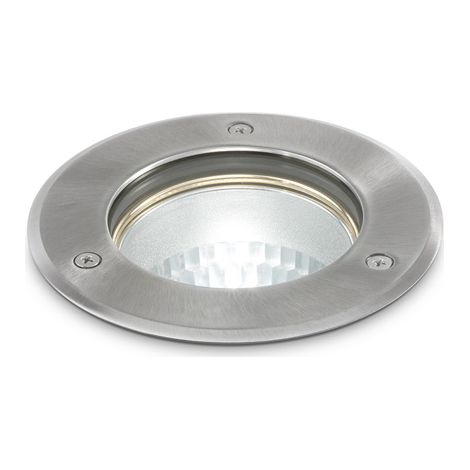 Faretto-Calpestabile Moderno Park Metallo Cromo 1 Luce Gu10 (1/3)