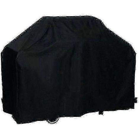 Housse imperméable et résistante au soleil pour barbecue à gaz 25-26 pouces, noire, 145 x 61 x 117 cm (1/4)