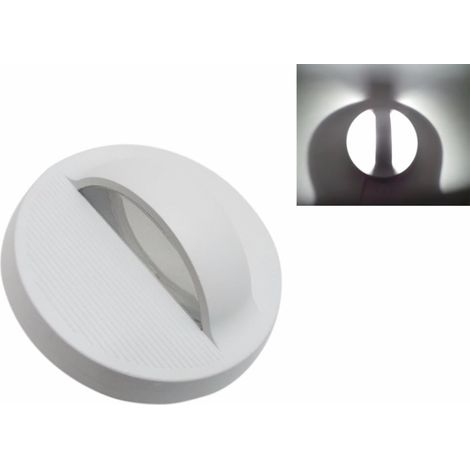 Applique Murale LED 7W IP44 Ronde BLANC - SILUMEN (1/4)