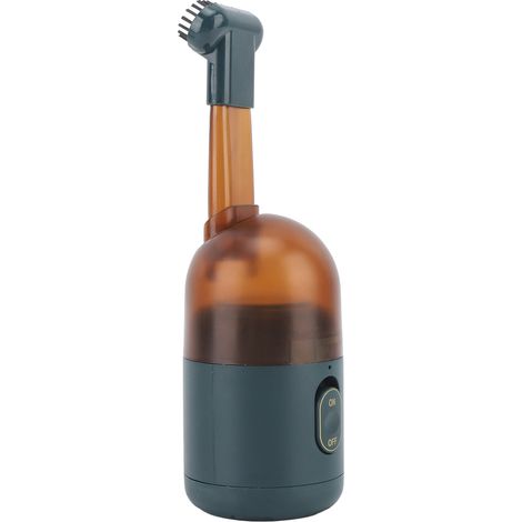Aspirateur de bureau sans fil vert, petit aspirateur portatif pour bureau à domicile et clavier (1/5)