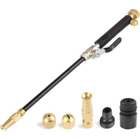 Pistolet de Nettoyeur Haute Pression, Pistolet Jet d'eau Lance à Eau Haute Pression pour Tuyau d'arrosage, Lance de Nettoyeur Haute Pression, pour le Lavage de Voiture Fenêtre, Arrosage du Jardin (1/4)