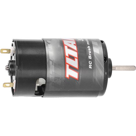 Moteur RC 550 à balais, haute vitesse et faible bruit, pour voitures RC avec boîte de vitesses 1/5, compatible avec les crawlers RC 1/14 et 1/10 (55T). (1/5)
