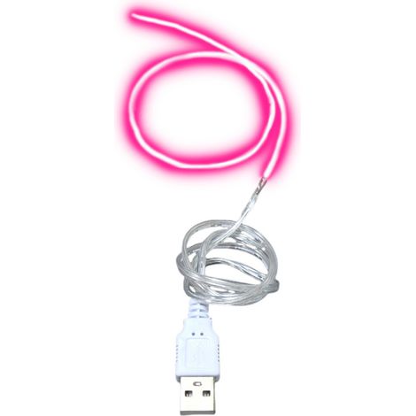 Lampadina a filamento LED, illuminazione a 360 gradi, diodo, USB - Rosa (1/2)