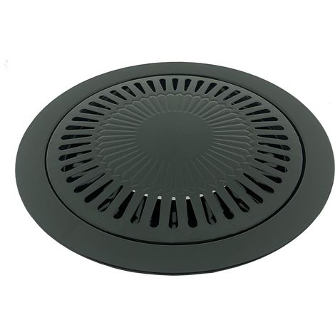 Grille De Cuisson - 3 Pièces - Métal Antiadhésif - Poignée Amovible - Pour Réchaud Gaz Camping - 32 Cm (1/5)
