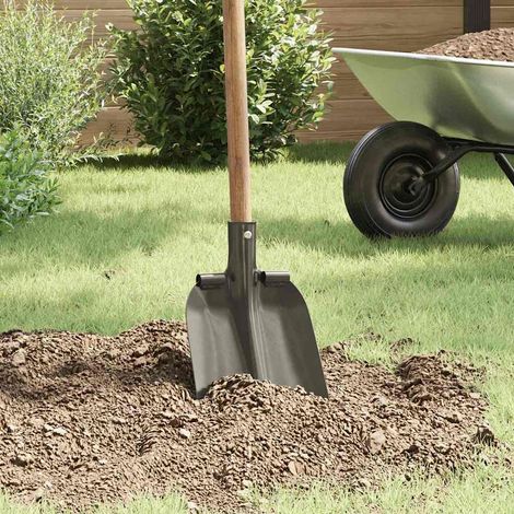 Shovel Head Silver 33 x 21 cm Powder-Coated Steel vidaXL (1/5)