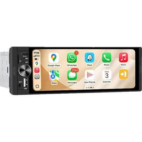 Autoradio, touchscreen, integrazione con smartphone, compatibilità universale con veicoli, K50 Wireless+MIC (1/2)
