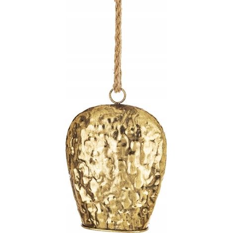 Decorazione a campana 18x13x5,5 oro (1/5)