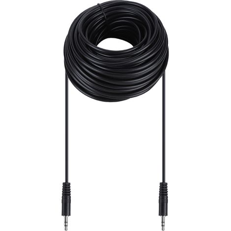 Câble audio mâle en cuivre de 3,5 mm vers blindé pour haut-parleurs et casque 20 m (1/5)