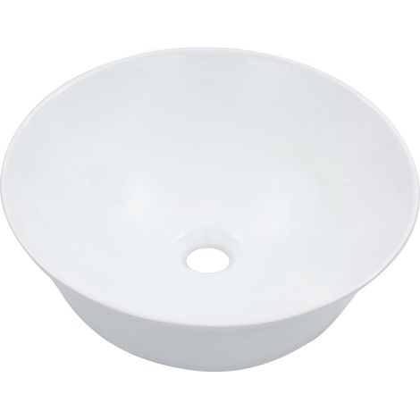 Waschbecken 41x12,5 cm Keramik Weiß