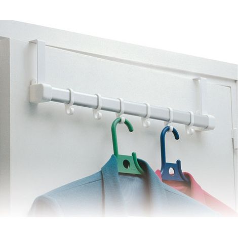 Garderobenhaken P/Tür 6 Haken Weiß 6181 - Rayen