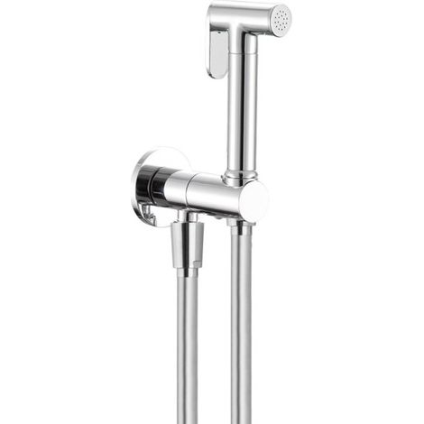 Applique wc à impulsion douchette laiton eau froide ouverture robinet - CRISTINA ONDYNA WC791751
