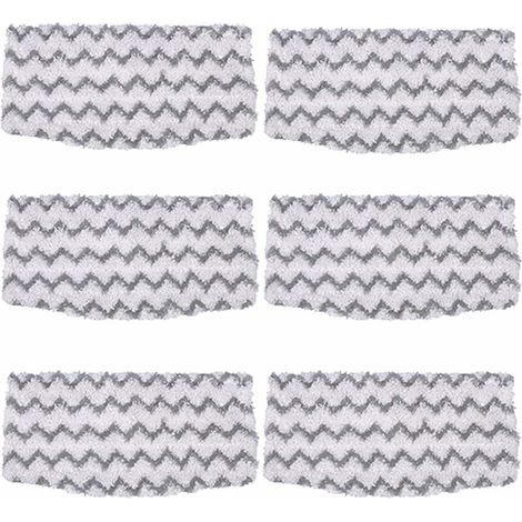 Paquet de 6 tampons de vadrouille en Microfibre de Remplacement S1000 recharges pour Nettoyeur de Sol Dur pour vadrouille à Vapeur Requin modèle S1000A S1000 S1000C S1000WM (1/5)