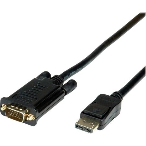 value 11.99.5801 cavo DisplayPort a VGA nero 1,5 m